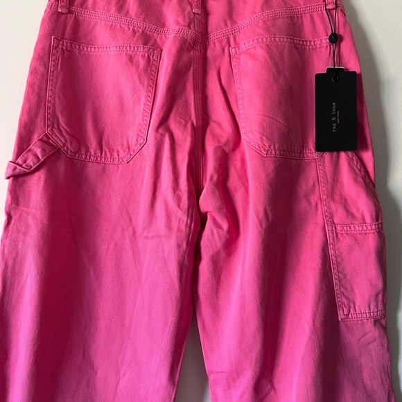 rag & bone New York - Sid Carpenter Jeans (bright pink), size 28 - Picture 4 of 6